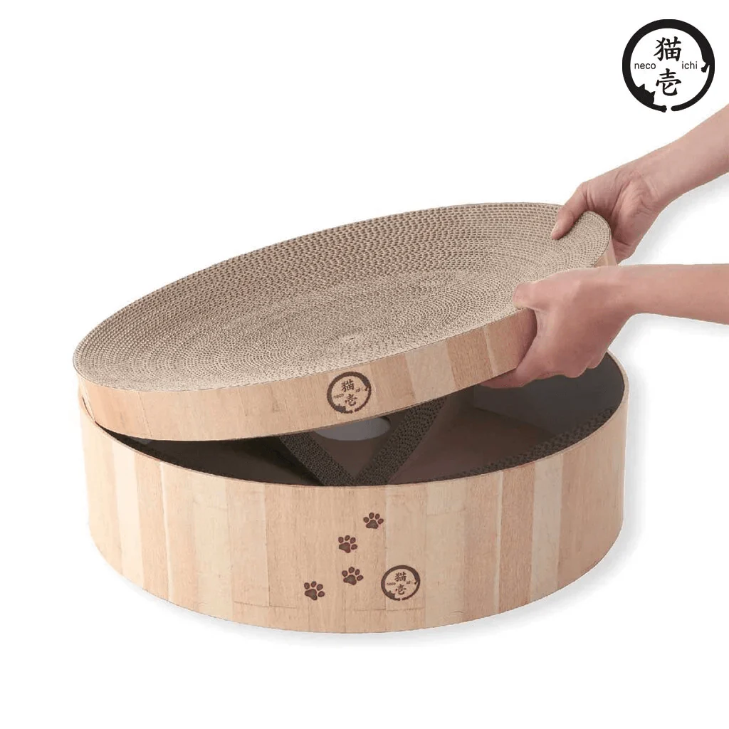 Japan Necoichi 2 in 1 Cat Scratcher Bed - Image 3